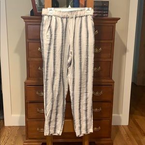 Artisan NY - Striped Linen Pants - Never Worn